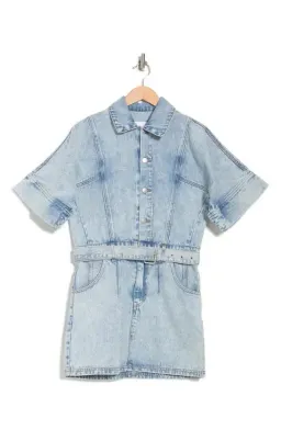 Ena Pelly 90's Wash Denim Dress Blue Size AU 12 for rent on The Volte - image 2