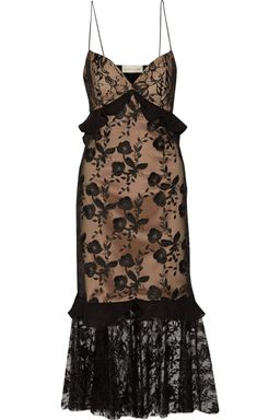 Sachin & Babi - Paris Ruffled Lace Midi Dress Size 10 for rent on The Volte - image 4