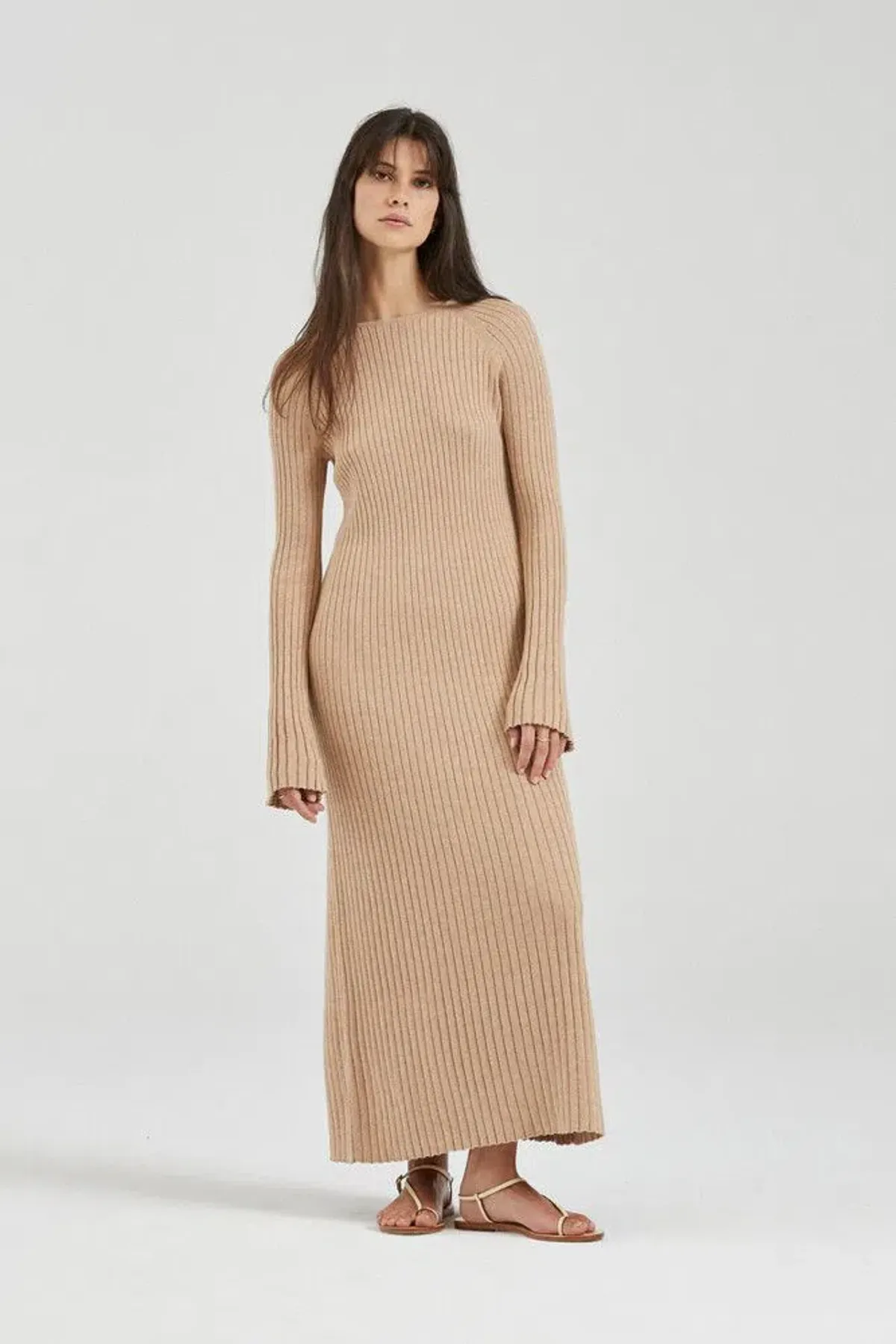 Friends With Frank The Thea Cleo Dress Caramel Size S / AU 8 for rent on The Volte - main image