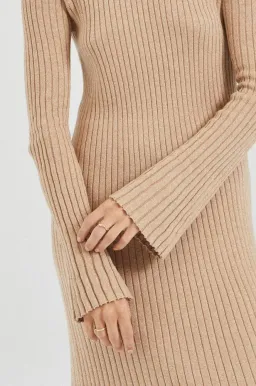 Friends With Frank The Thea Cleo Dress Caramel Size S / AU 8 for rent on The Volte - image 4