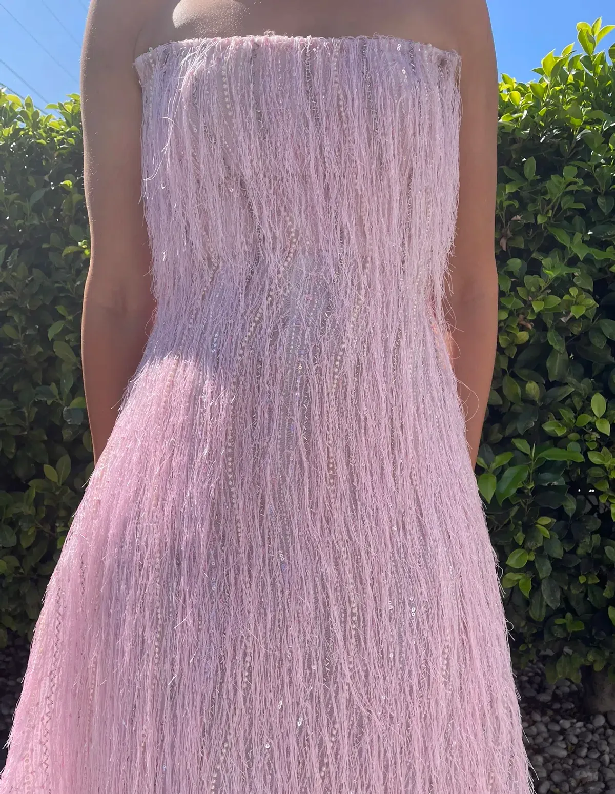 Rachel Gilbert Rollo Midi Dress Pink Size AU 12 for rent on The Volte - main image