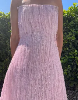 Rachel Gilbert Rollo Midi Dress Pink Size AU 12 for rent on The Volte - image 1