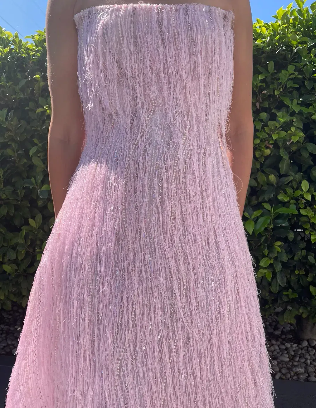 Rachel Gilbert Rollo Midi Dress Pink Size AU 12 for rent on The Volte - main image