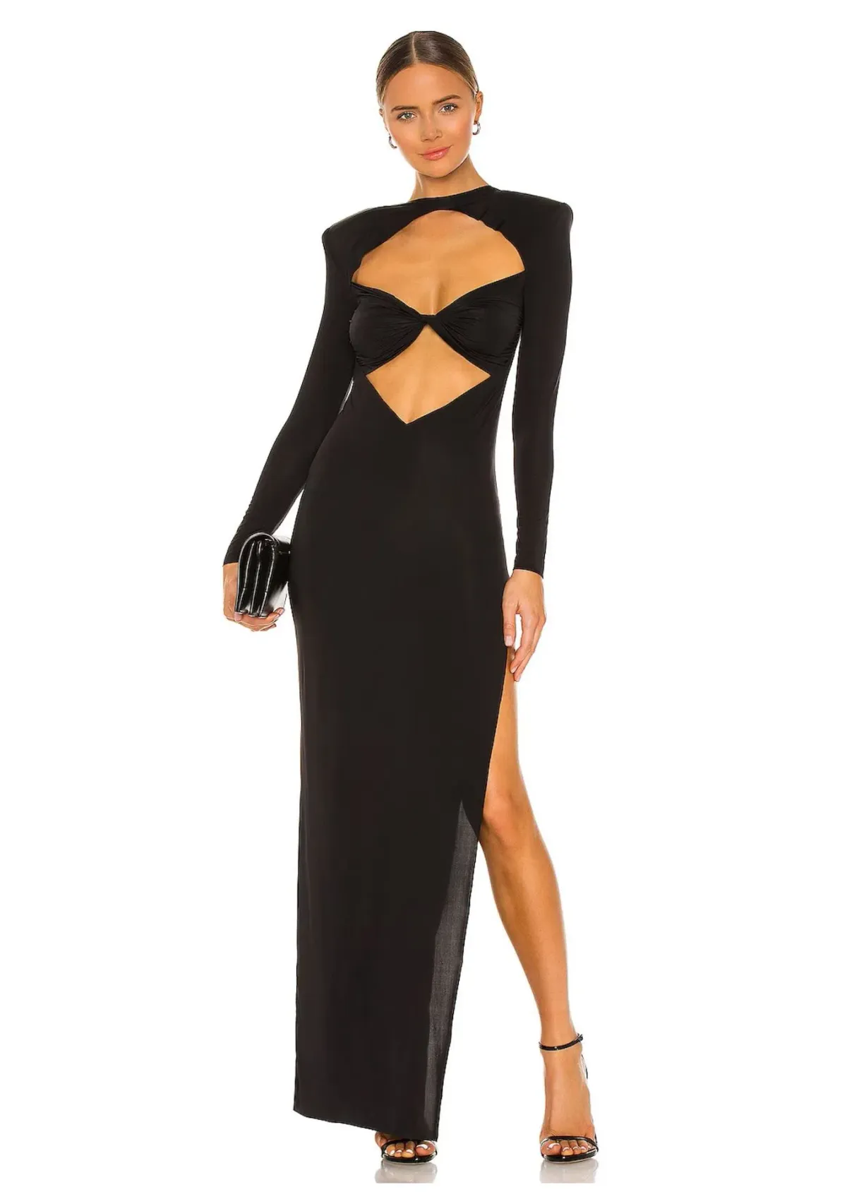 Bronx and Banco Daphne Dress Black Noir Size 6 for rent on The Volte - main image