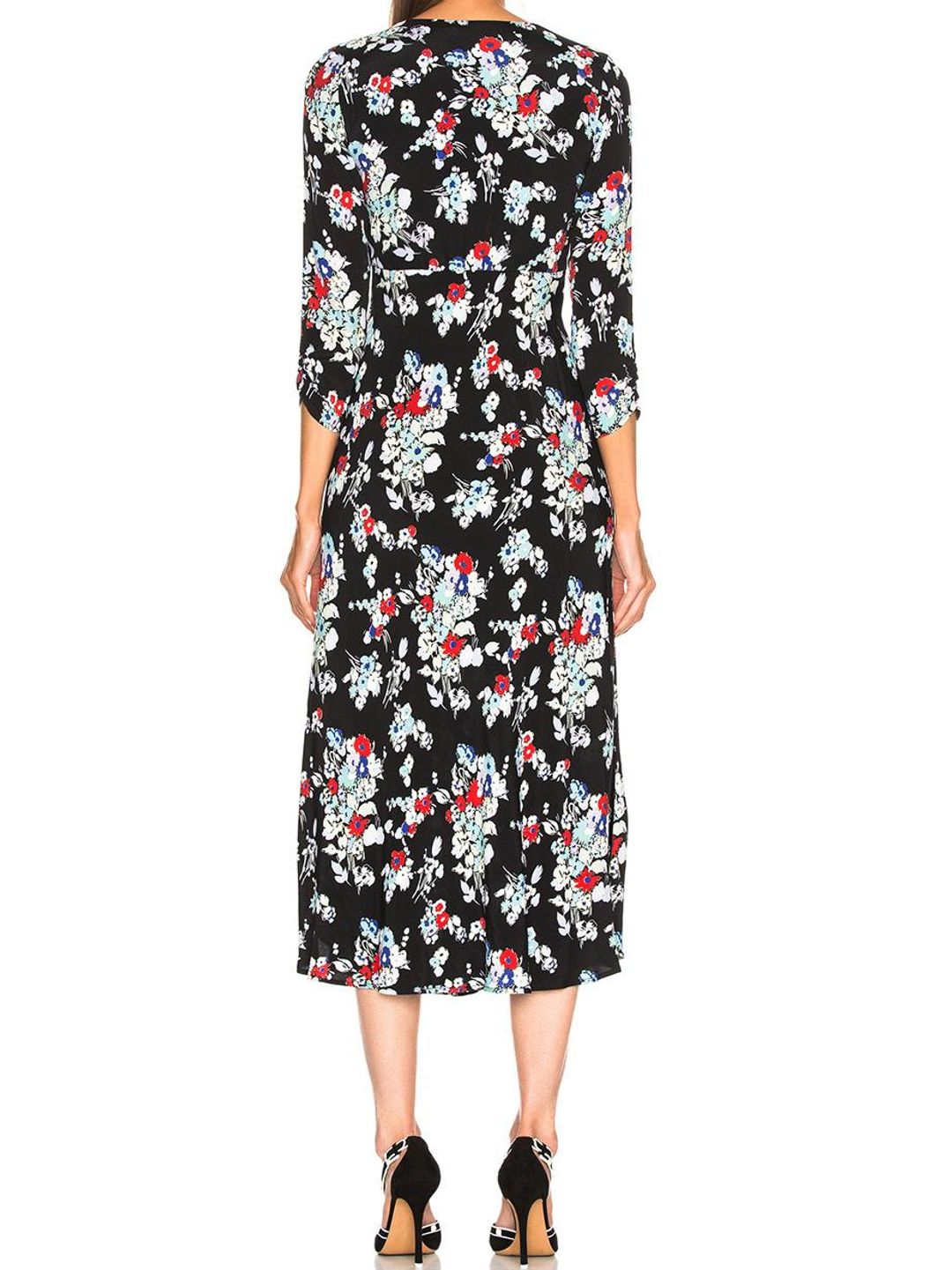 Rixo London Katie Dress Floral Bunch Size 12 for rent on The Volte - main image