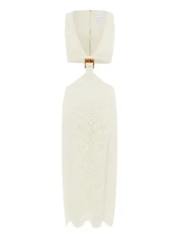 Alice McCall Yvonne Midi Dress Vanilla Bean Size 10 for rent on The Volte - image 4