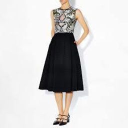 Erdem Shirlette Embroidered Organza And Matelassé Dress Size 12 for rent on The Volte - image 5