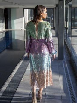 Rixo London Coco Multi sequin dress Size12 for rent on The Volte - image 2