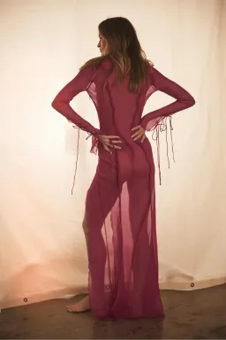 Rat & Boa Farretti Maxi Dress Pink Size M/AU 10 for rent on The Volte - image 2