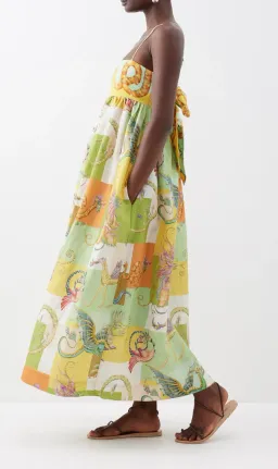 Alemais Jerome Midi Dress Multi Size 8 for rent on The Volte - image 4