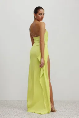 Lexi Samira Dress in Mojito Diamante Strap Size 10 for rent on The Volte - image 3