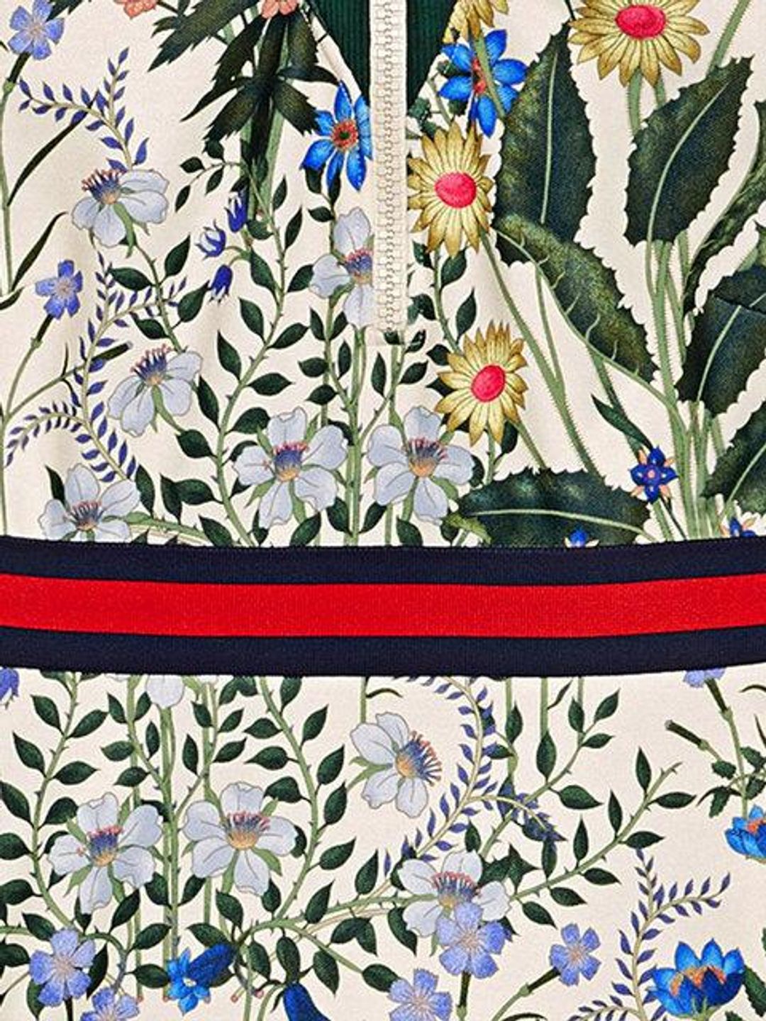 Gucci Floral Jersey Dress Print Size 10 for rent on The Volte - main image