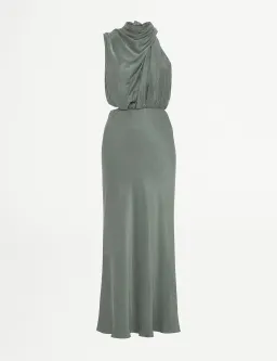 Sheike Park Ave Midi Dress Sage Size 10 for rent on The Volte - image 2