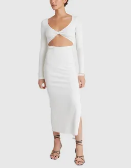 Bec & Bridge Della Vita Midi Dress White Size 6 for rent on The Volte - image 3