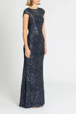 L'amour Grace Gown Navy Size AU 12 for rent on The Volte - image 2