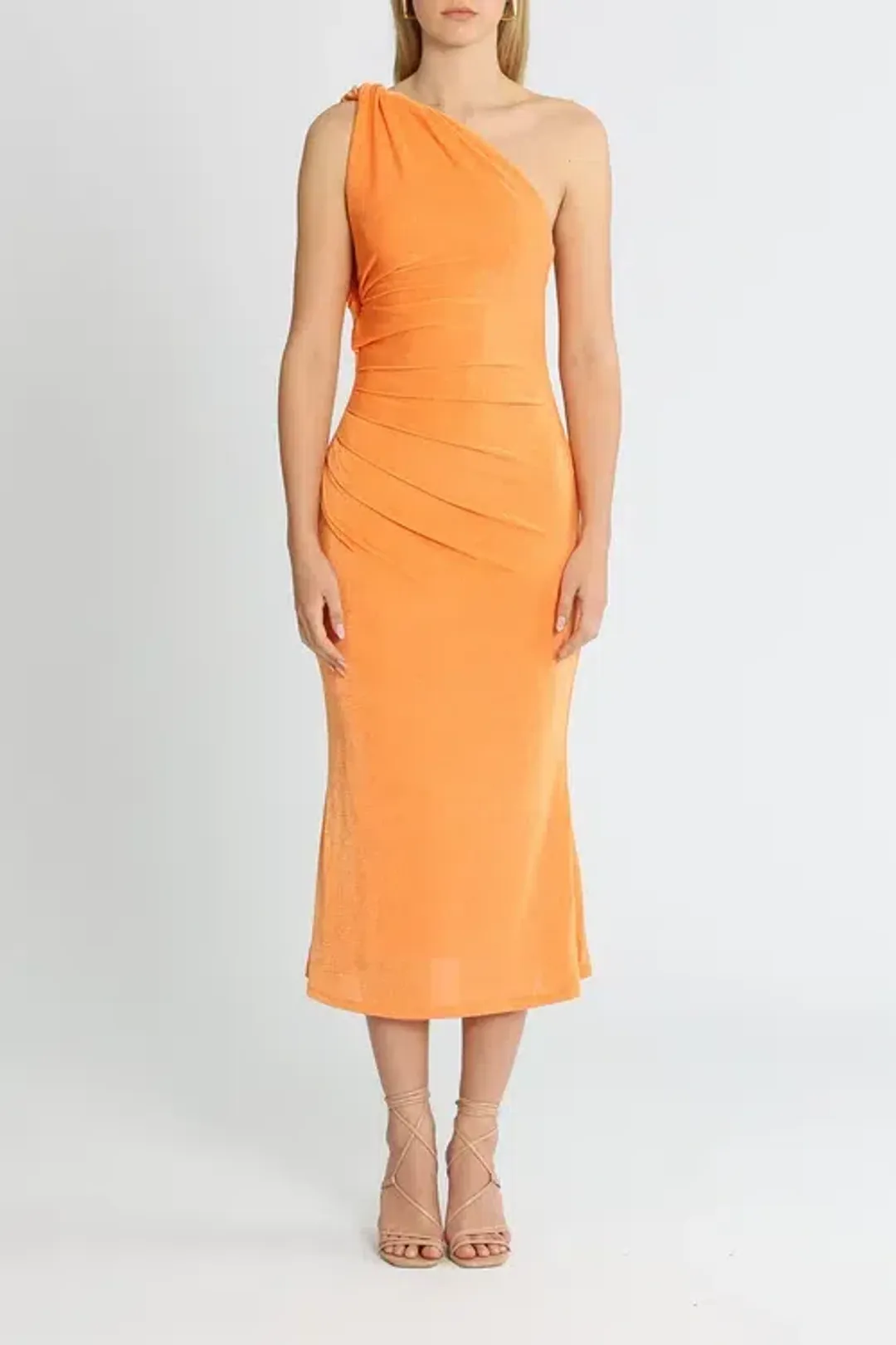 Misha Dune Dress Orange Size 8/S for rent on The Volte - main image