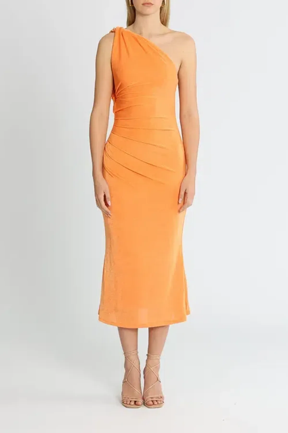 Misha Dune Dress Orange Size 8/S for rent on The Volte - main image