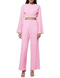 Mossman The Low Rider Crop Top and Low Rider Pant Set Pink Size 8 for rent on The Volte - image 1