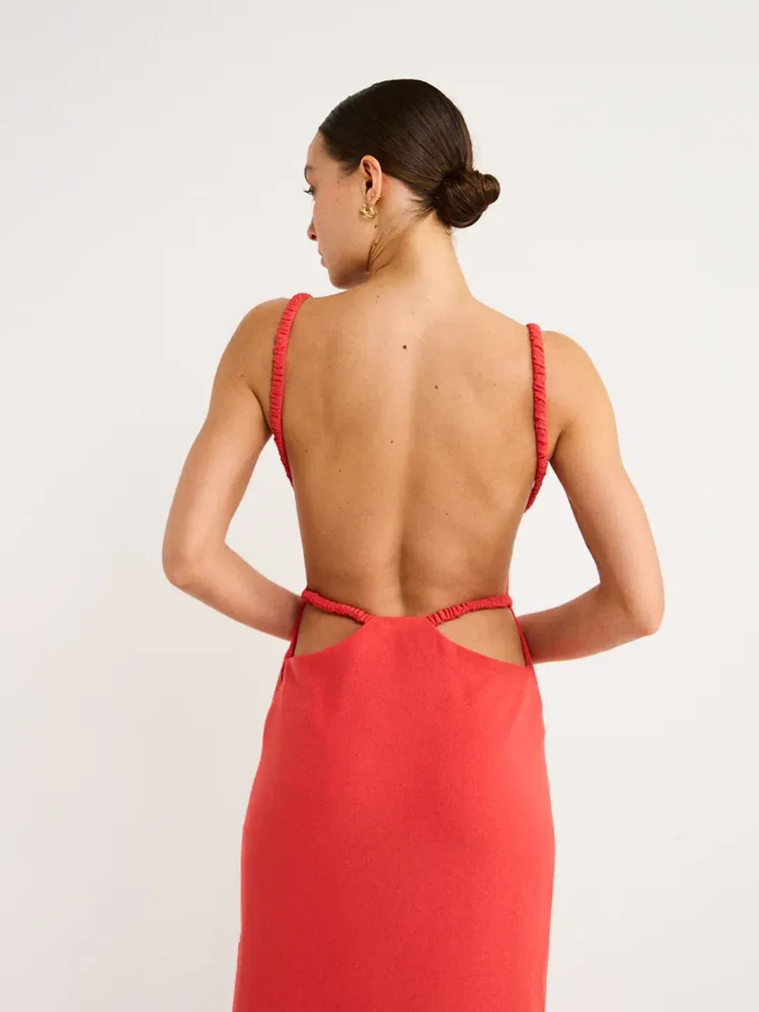 Sir the Label Spoerri Backless Gown Red Size 1 / AU 8 for rent on The Volte - main image