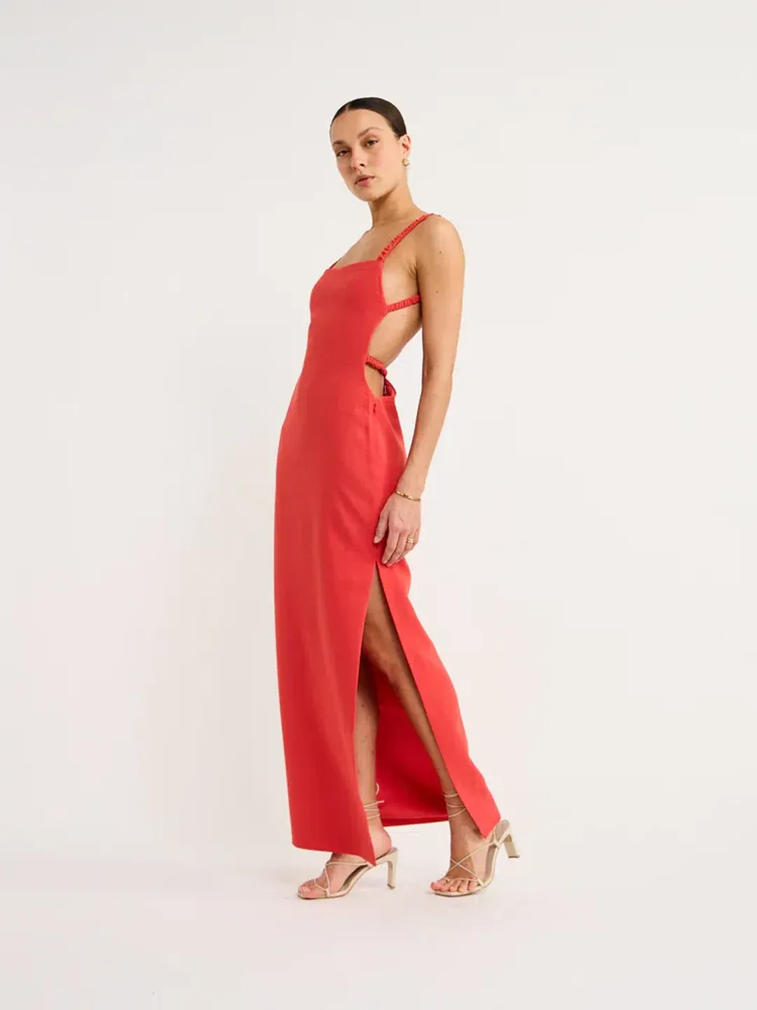 Sir the Label Spoerri Backless Gown Red Size 1 / AU 8 for rent on The Volte - main image