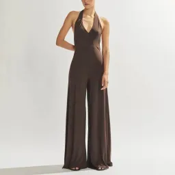 One Mile the Label Sammy Jumpsuit Brown Size M / AU 10 for rent on The Volte - image 1