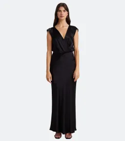 Bec & Bridge Moon Dance Maxi Dress Black Size 10 for rent on The Volte - image 1