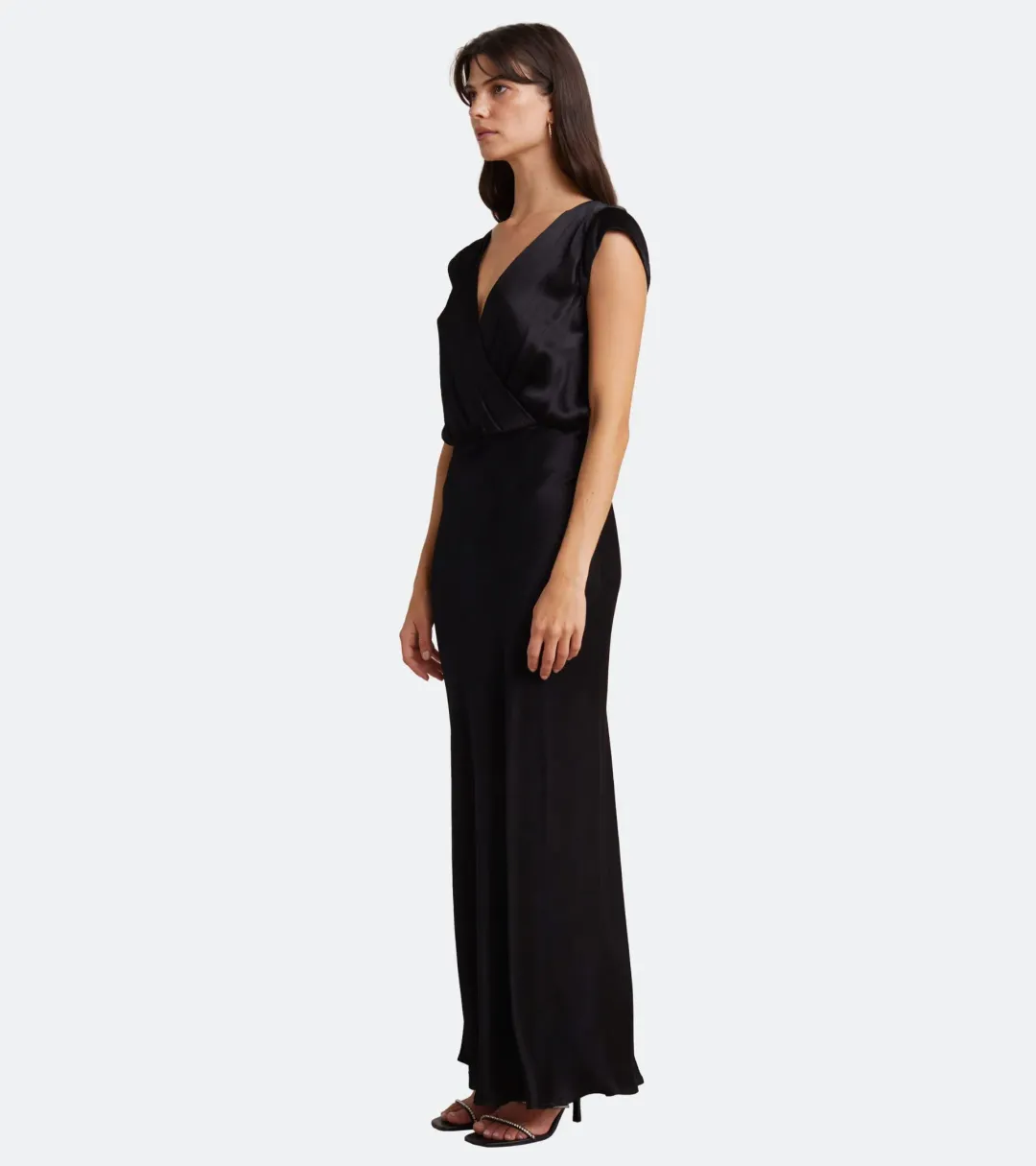 Bec & Bridge Moon Dance Maxi Dress Black Size 10 for rent on The Volte - main image