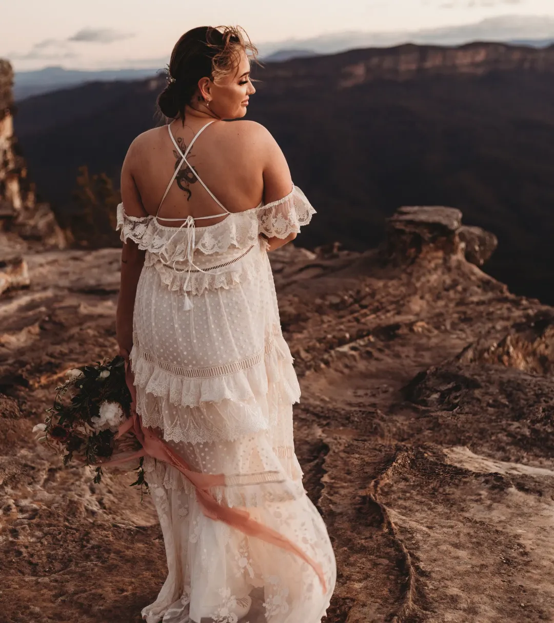 Spell Chloe Gown Cream Size Large / AU 12 for rent on The Volte - main image