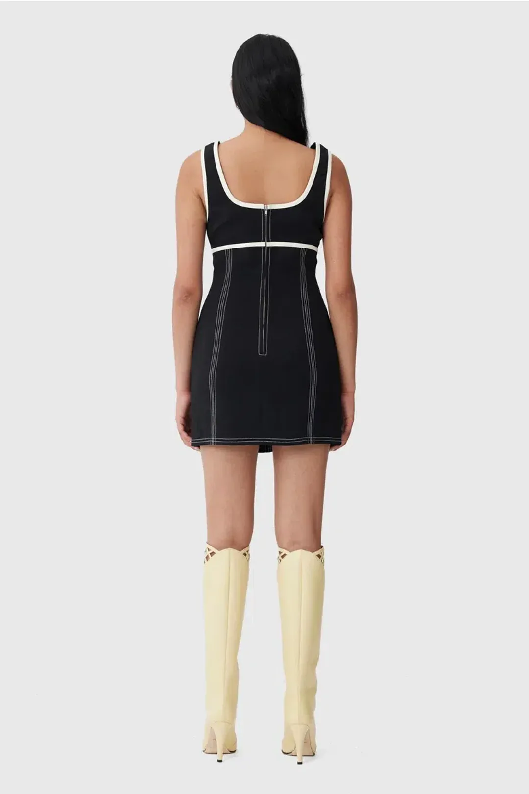 C/MEO Collective Still Here Mini Dress Black Size XS / AU 6 for rent on The Volte - main image