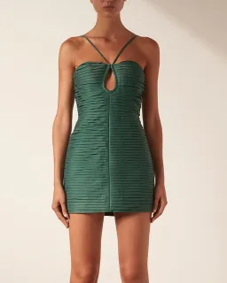 Shona Joy Thea Keyhole Mini Dress Rosemary Size 8 for rent on The Volte - image 2