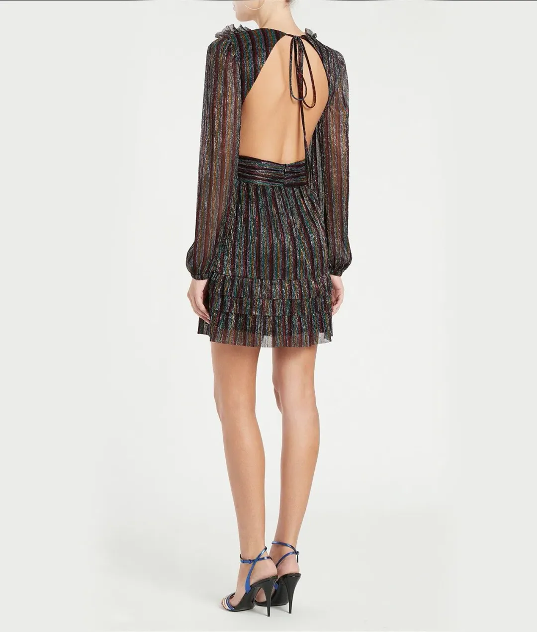 Rebecca Vallance Ronnie Cut Out Mini Dress Multi Size 10 for rent on The Volte - main image