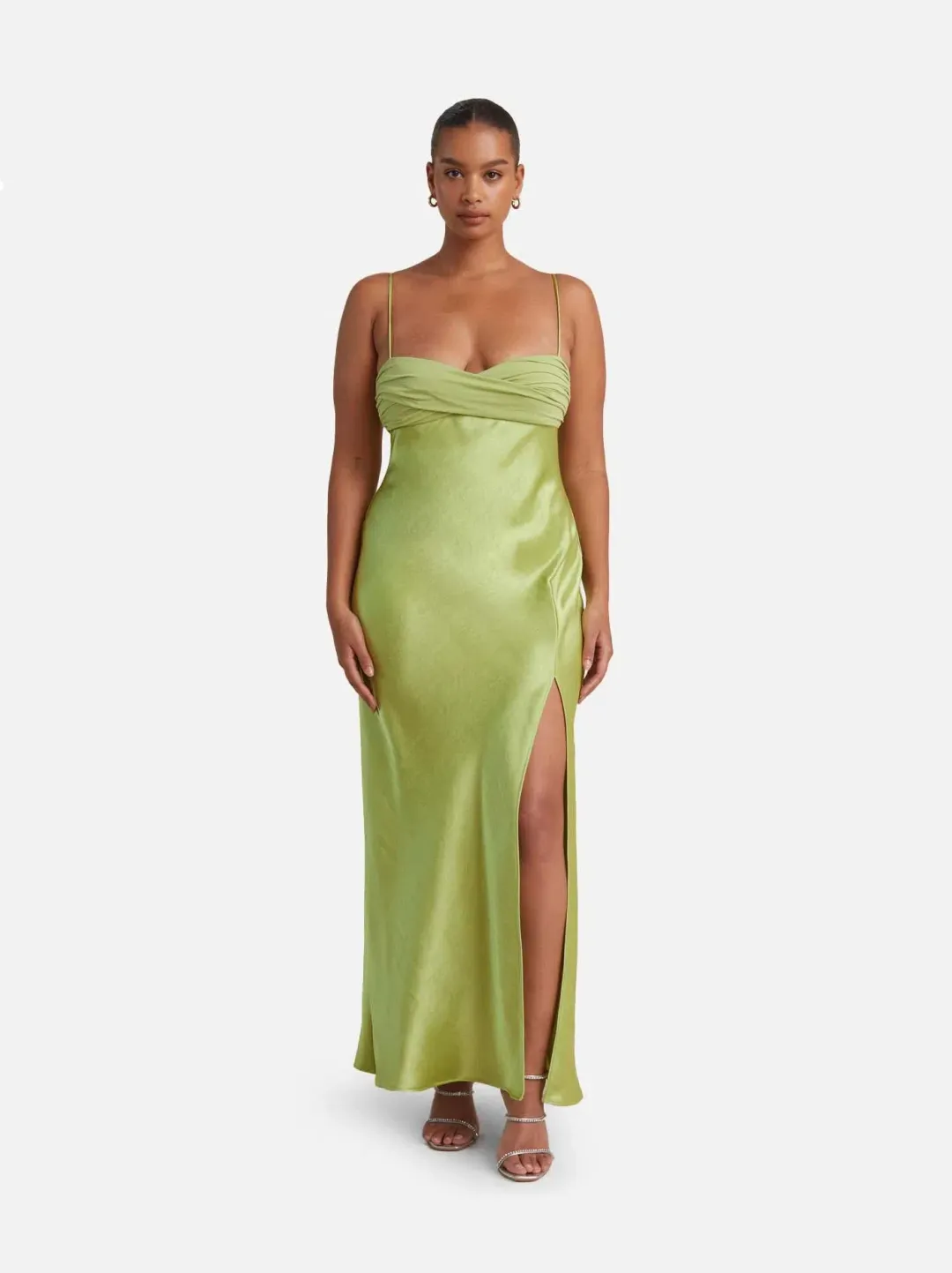 Bec & Bridge Julieta Maxi Dress Green Size 10 for rent on The Volte - main image