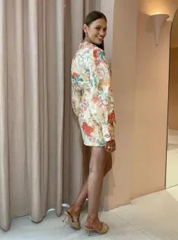 Significant Other Odessa Dress Picnic Peonies Size 14 for rent on The Volte - image 3