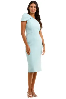 Rebecca Vallance Carline One Shoulder Dress Blue Size 6 for rent on The Volte - image 2