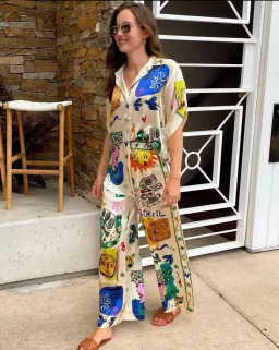 Alemais Soleil Set Multi Print Size 10 for rent on The Volte - image 4