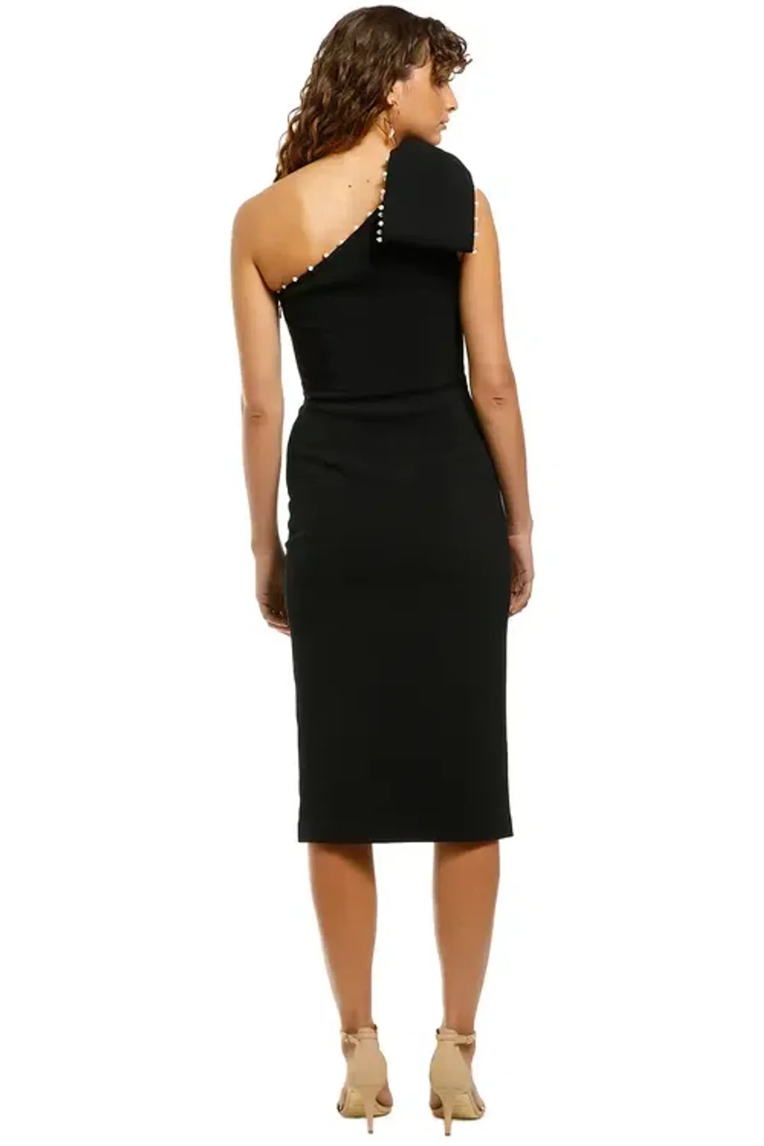 Rebecca Vallance Pipi Midi Black Black Size 10 for rent on The Volte - main image