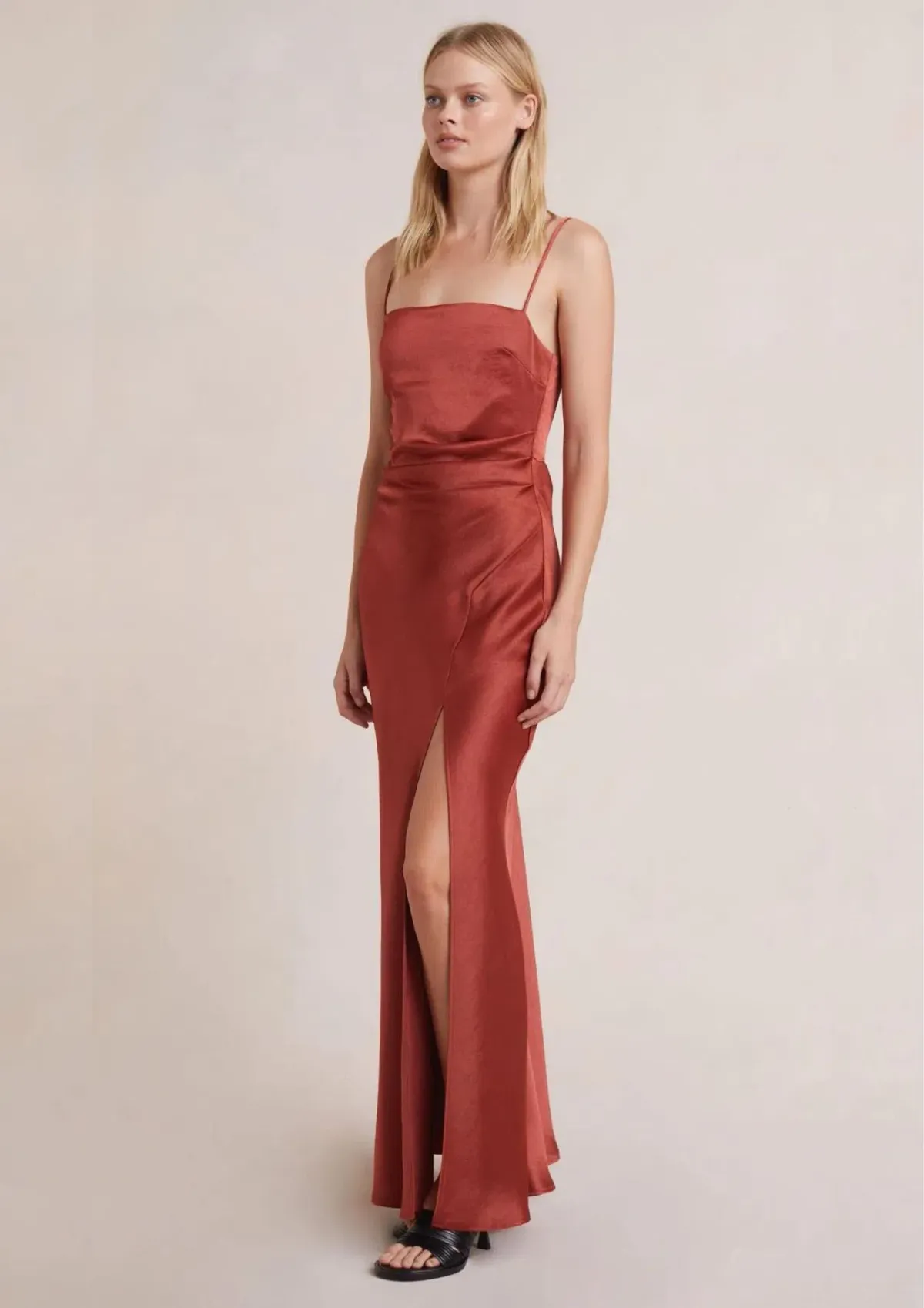 Bec & Bridge Nadia Maxi Dress Auburn Size 8  for rent on The Volte - main image