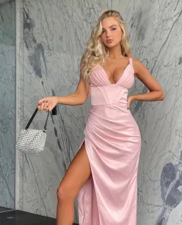 Bianca & Bridgett Peony Dress Blush Size 10 for rent on The Volte - image 5