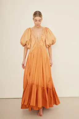 Rooh Collective Birthday Gown Orange Ombrè Size S / AU 8 for rent on The Volte - image 1