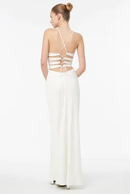 Manning Cartell Time to Shine Slip Dress Off White Size 10 for rent on The Volte - image 2