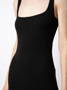 Anna Quan Dido Rib Knit Midi Dress Black Size 8 for rent on The Volte - image 7