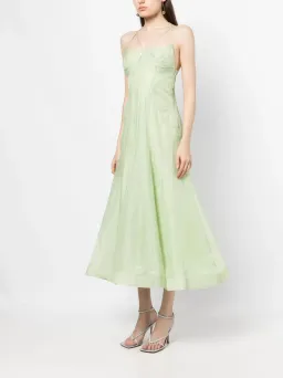 Leo Lin Gina Slip Midi Dress Mint Size 6 for rent on The Volte - image 1