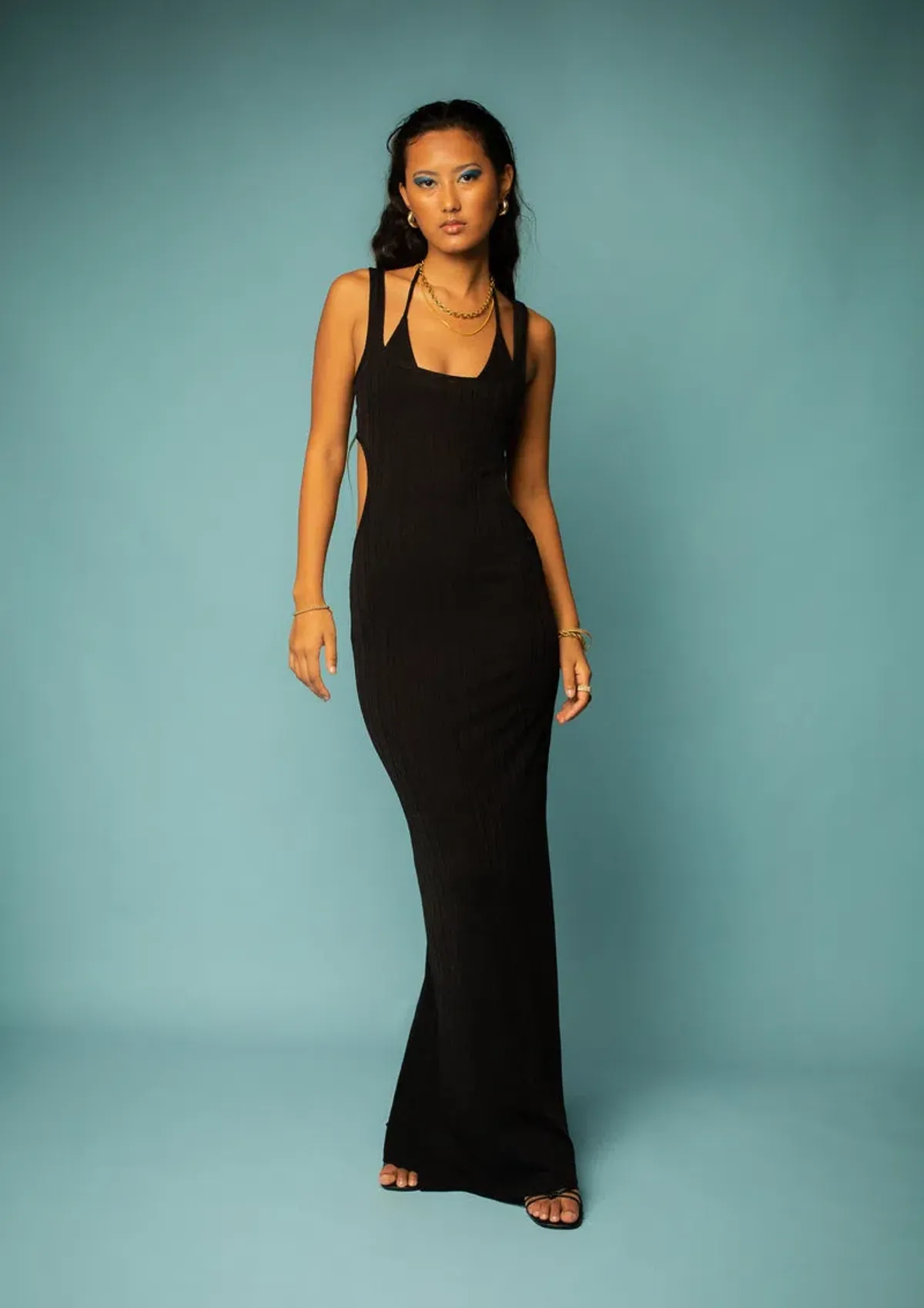 Argo Studio Alba Dress Black Size 6 for rent on The Volte - main image
