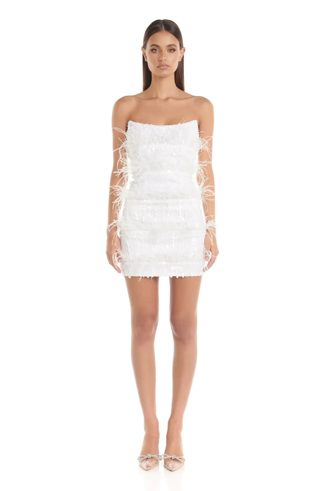 Eliya The Label Tiffany Dress White Size L/Au 12 for rent on The Volte - main image