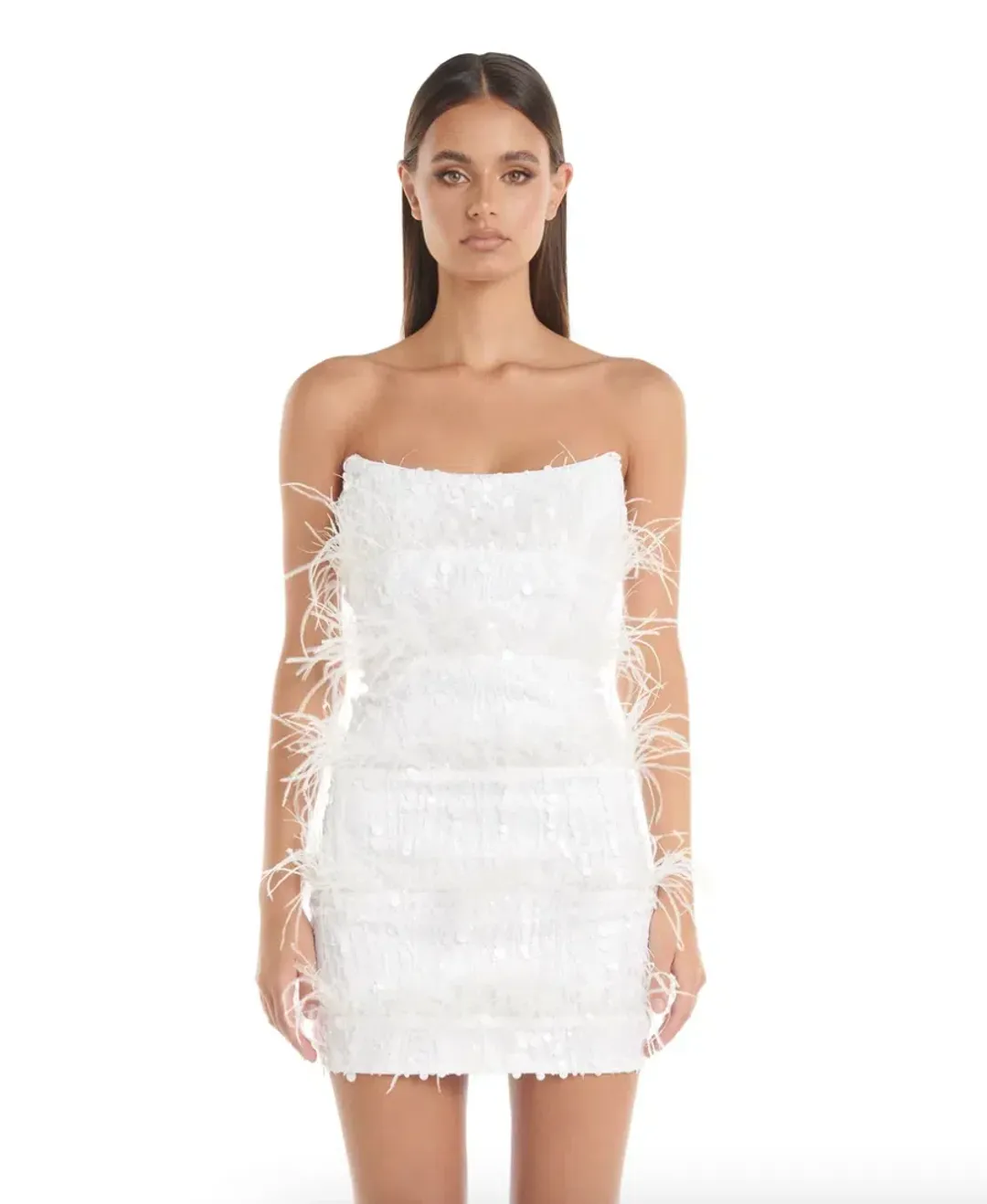 Eliya The Label Tiffany Dress White Size L/Au 12 for rent on The Volte - main image
