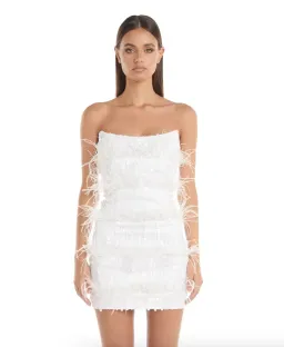 Eliya The Label Tiffany Dress White Size L/Au 12 for rent on The Volte - image 2