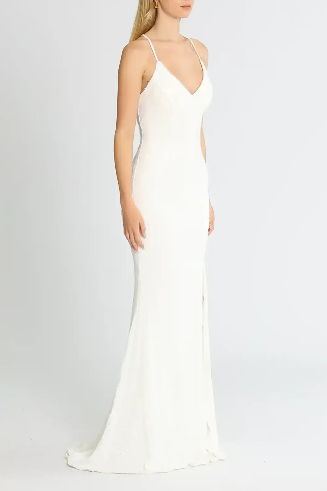 Tania Olsen India Gown White White Size 10 for rent on The Volte - main image
