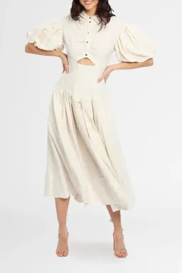 Acler Grange Dress Cream Size 14 for rent on The Volte - image 1