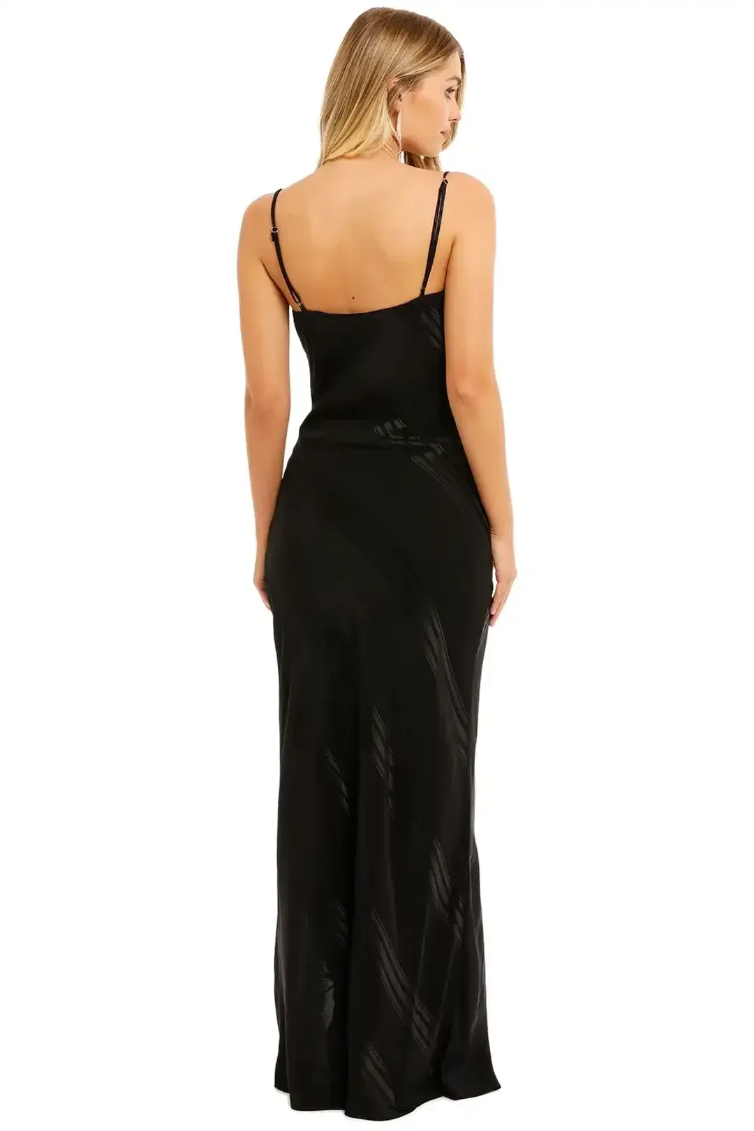 By Johnny Chelsey Slice Gown Black Size 10 for rent on The Volte - main image