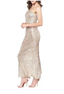Pilgrim Mandalay Gown Gold Size 10 for rent on The Volte - image 2